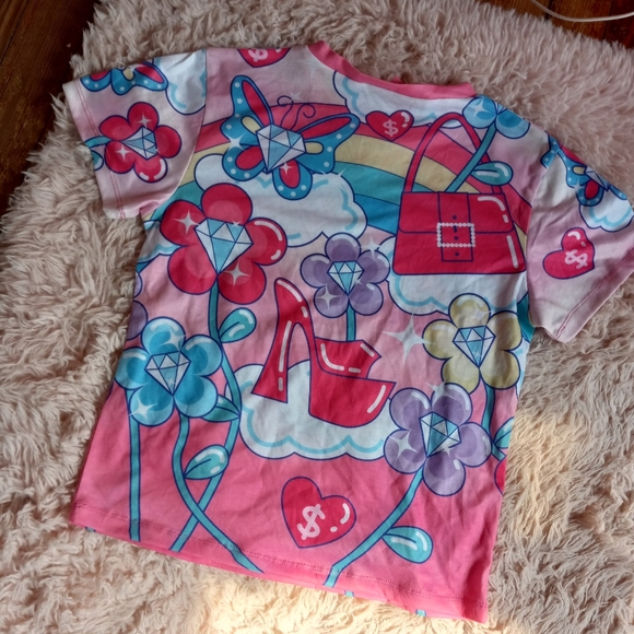 Nwot Dolls Kill Spoil Me kawaii barbiecore princess fitted top! Cute graphic top - Picture 4 of 4